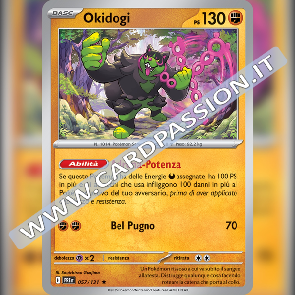 057/131 Okidogi Holo | Evoluzioni Prismatiche
