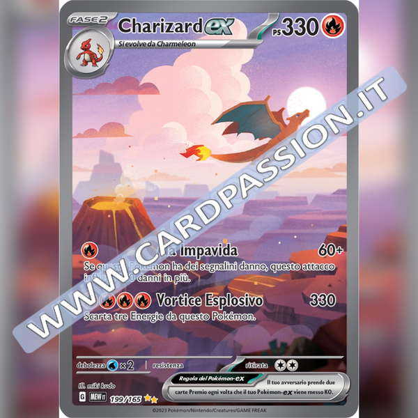 199/165 Charizard ex (Alternative Art) | Scarlatto e Violetto 151