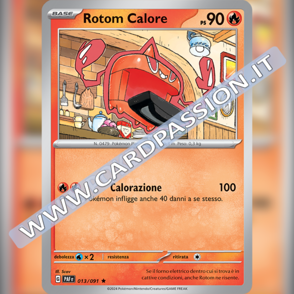 013/091 Rotom Calore Holo | Destino di Paldea