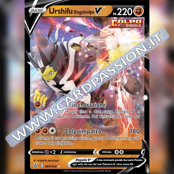 085/163 Urshifu Singolcolpo V | Stili di Lotta - Card Passion