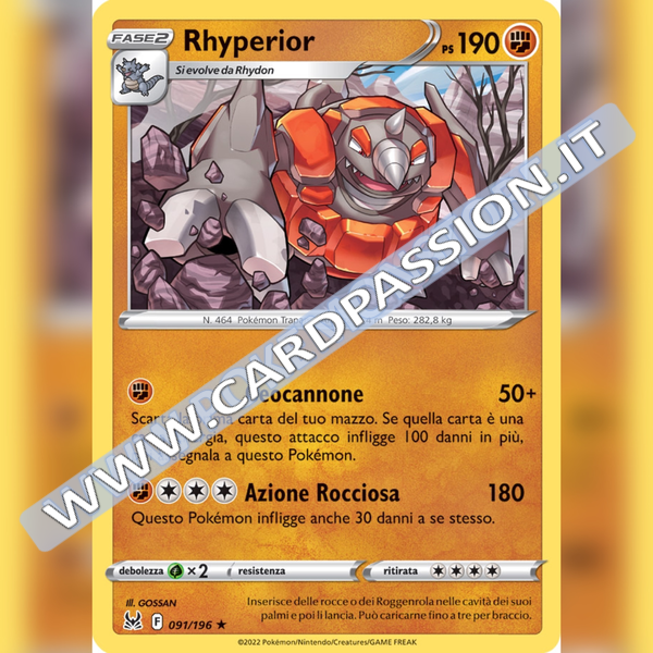 091/196 Rhyperior | Origine Perduta - Card Passion