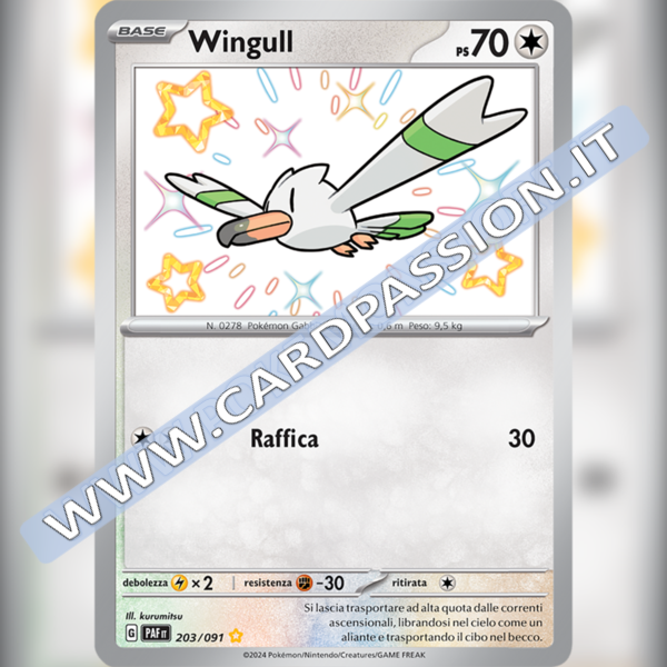 203/091 Wingull Shiny | Destino di Paldea