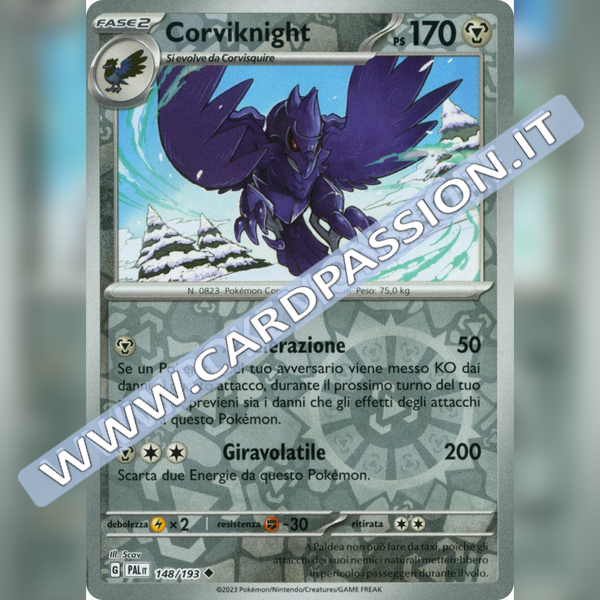 148/193 Corvkinght Reverse | Evoluzioni a Paldea