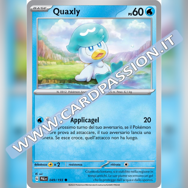 049/193 Quaxly | Evoluzioni a Paldea