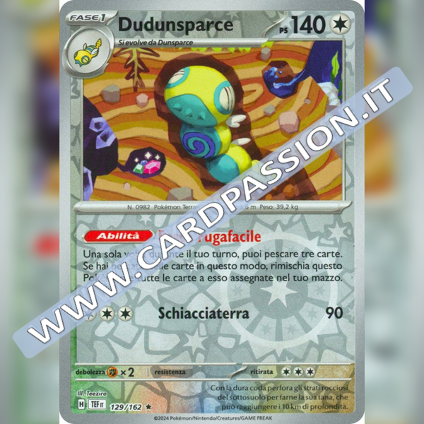 129/162 Dudunsparce Reverse | Cronoforze