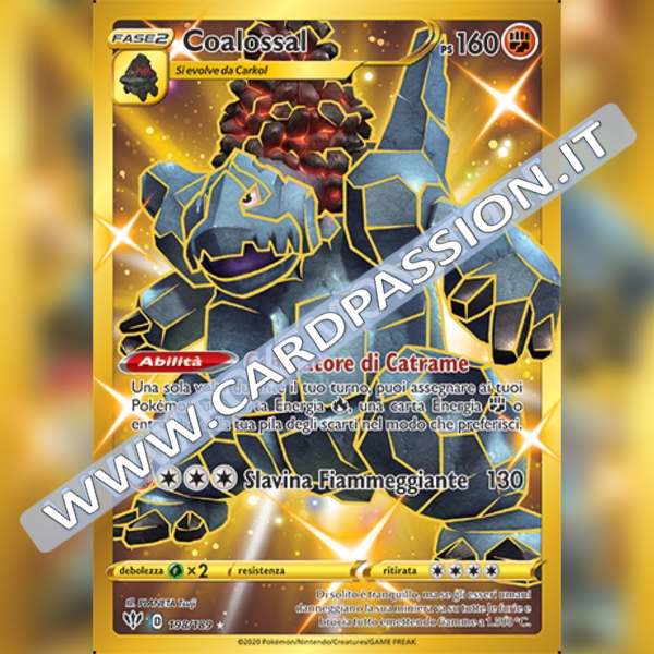 198/189 Coalossal Gold | Fiamme Oscure - Card Passion