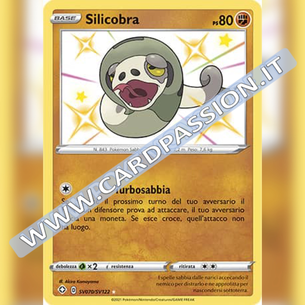 SV070/SV122 Silicobra Baby Shiny | Destino Splendente - Card Passion