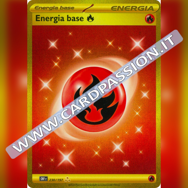 230/197 Energia Fuoco Gold | Ossidiana Infuocata
