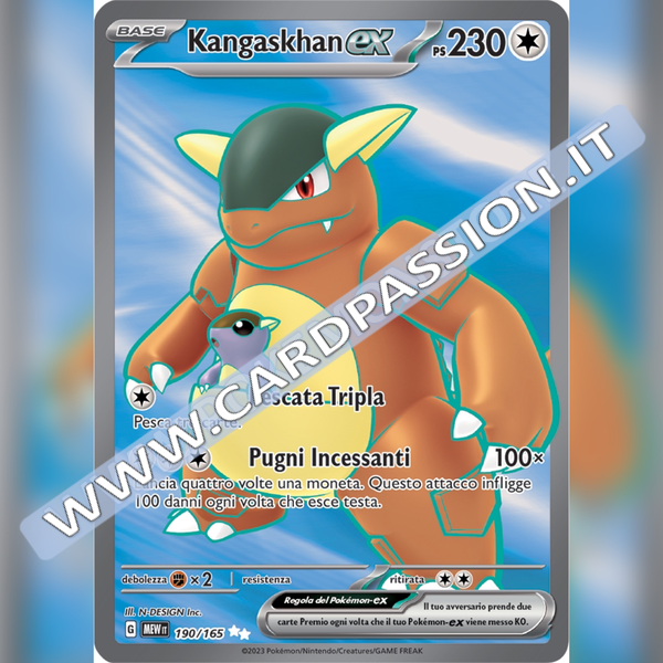 190/165 Kangaskhan ex (Full Art) | Scarlatto e Violetto 151
