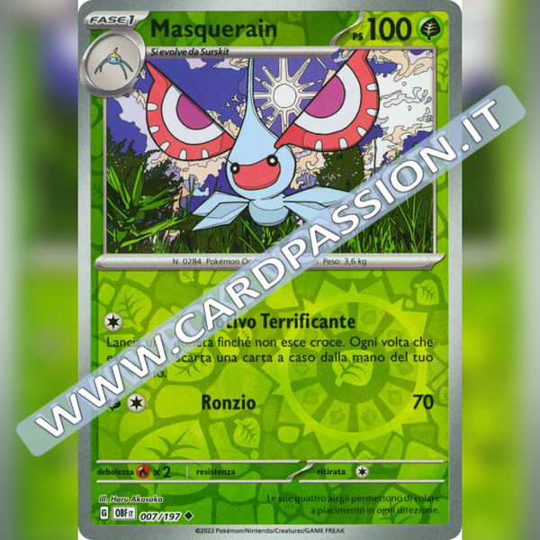 007/197 Masquerain Reverse | Ossidiana Infuocata