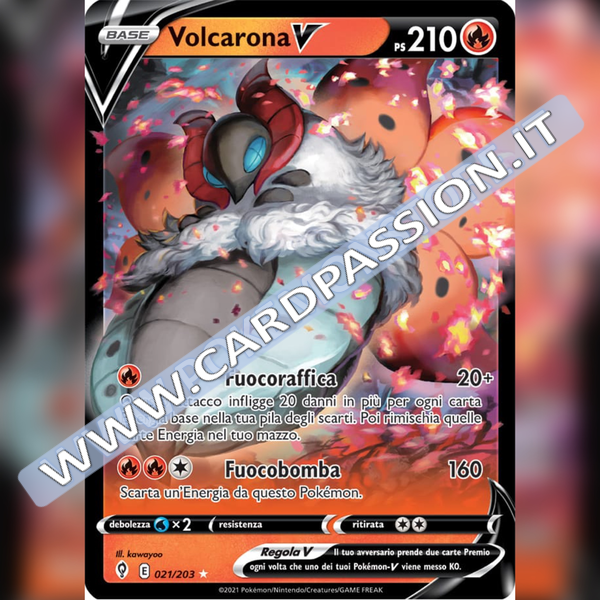 021/203 Volcarona V | Evoluzioni Eteree - Card Passion