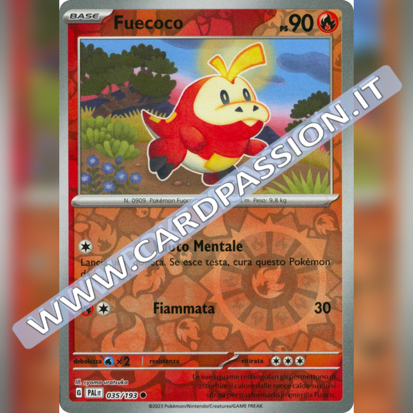 035/193 Fuecoco Reverse | Evoluzioni a Paldea