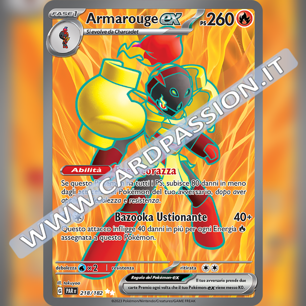 218/182 Armarouge ex (Full Art) | Paradosso Temporale
