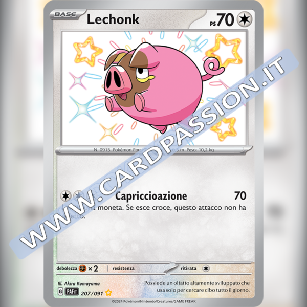 207/091 Lechonk Shiny | Destino di Paldea