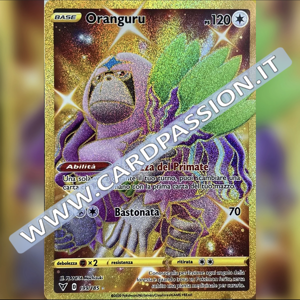 199/185 Oranguru Gold | Voltaggio Sfolgorante - Card Passion