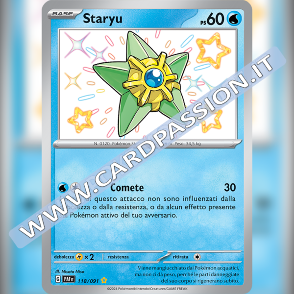 118/091 Staryu Shiny | Destino di Paldea