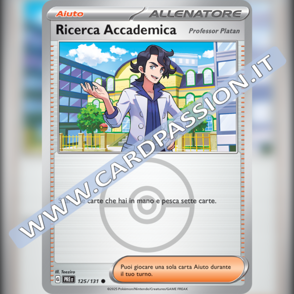 125/131 Ricerca Accademica Poke Ball Reverse | Evoluzioni Prismatiche
