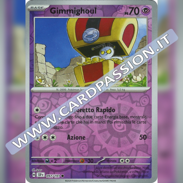 097/191 Gimmighoul Reverse | Scintille Folgoranti