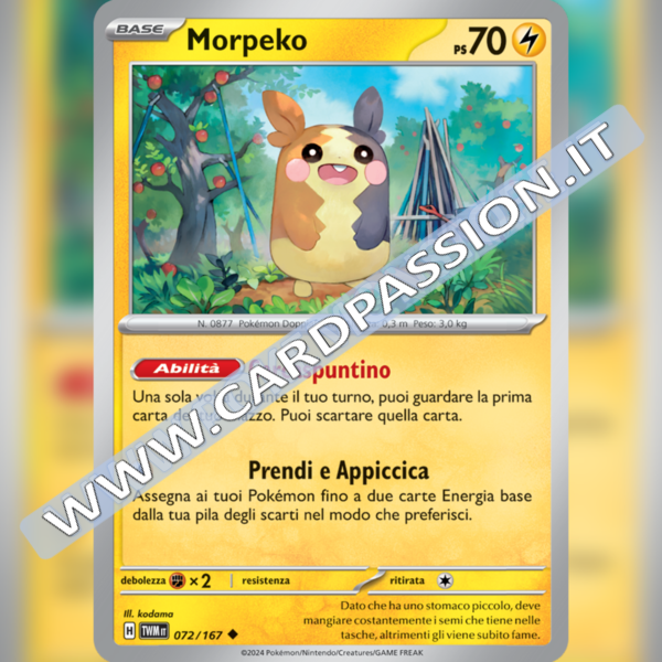 072/167 Morpeko | Crepuscolo Mascherato