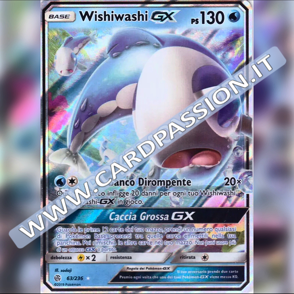63/236 Wishiwashi GX | Eclissi Cosmica - Card Passion