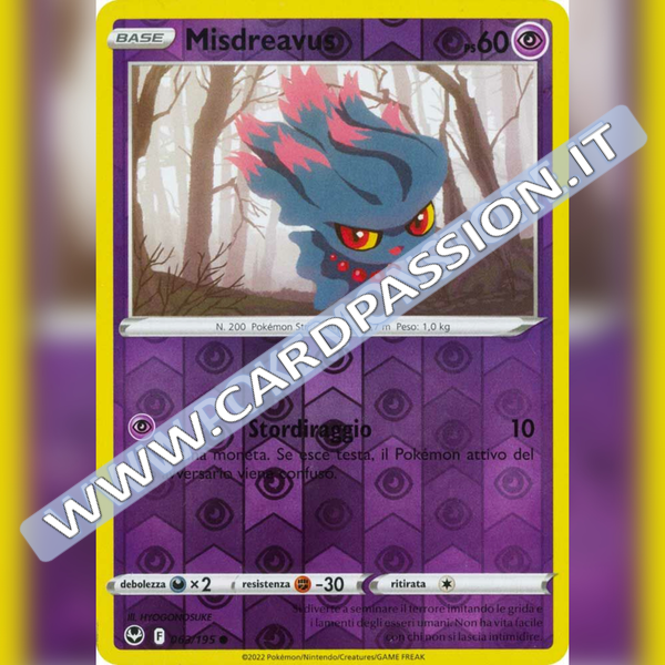 063/195 Misdreavous Reverse | Tempesta Argentata