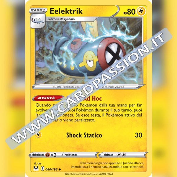 060/196 Eelektrik | Origine Perduta - Card Passion