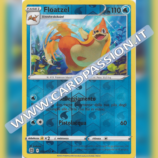 039/172 Floatzel Reverse | Astri Lucenti - Card Passion