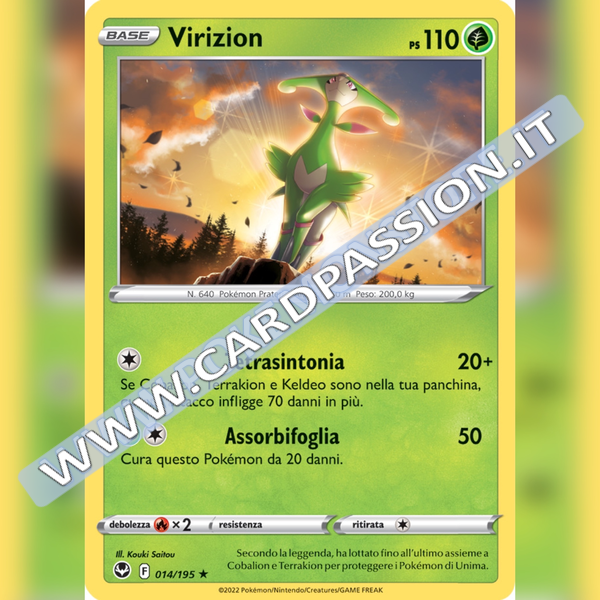 014/195 Virizion | Tempesta Argentata