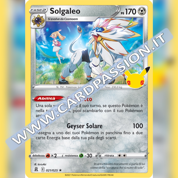021/025 Solgaleo Holo | Gran Festa - Card Passion