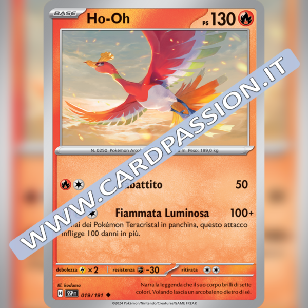 019/191 Ho-Oh | Scintille Folgoranti