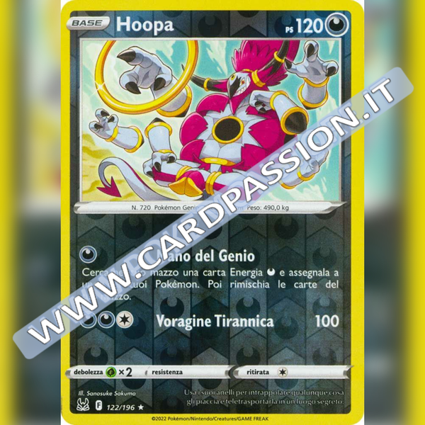 122/196 Hoopa Reverse | Origine Perduta - Card Passion