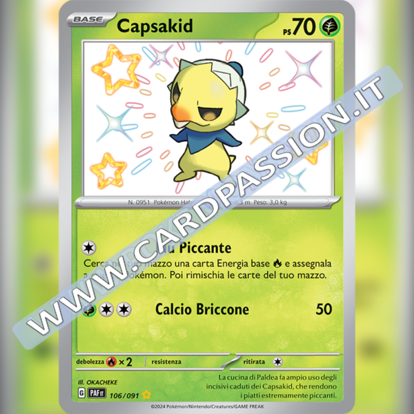 106/091 Capsakid Shiny | Destino di Paldea