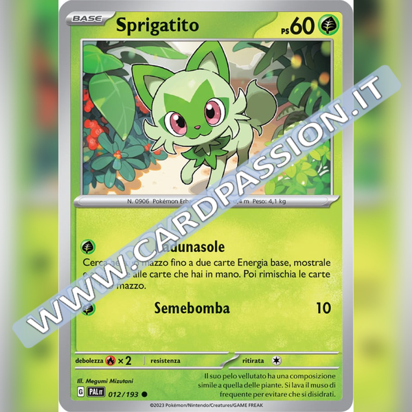 012/193 Sprigatito | Evoluzioni a Paldea