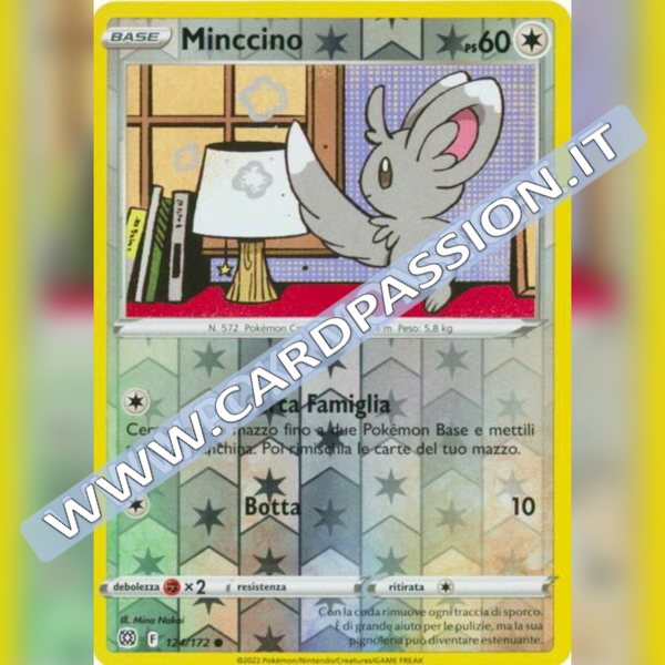 124/172 Minccino Reverse | Astri Lucenti - Card Passion