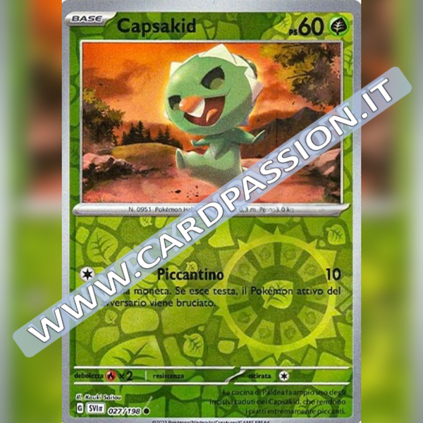 027/198 Capsakid Reverse | Scarlatto e Violetto