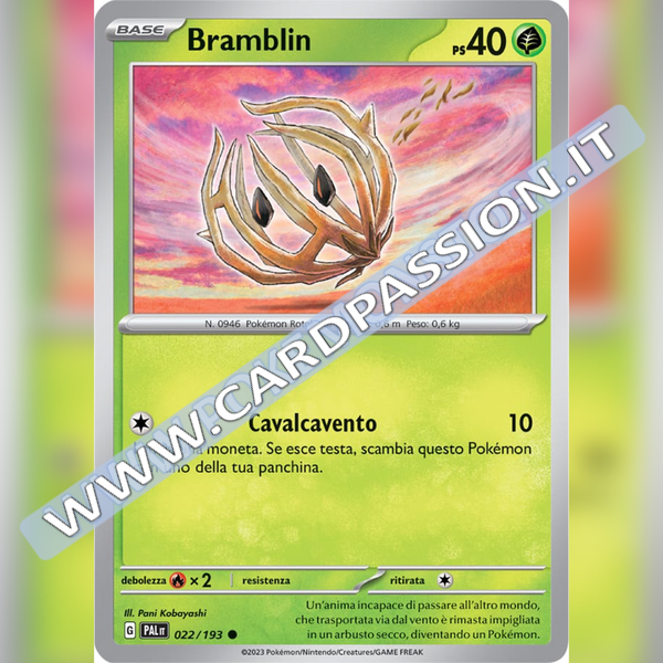022/193 Bramblin | Evoluzioni a Paldea