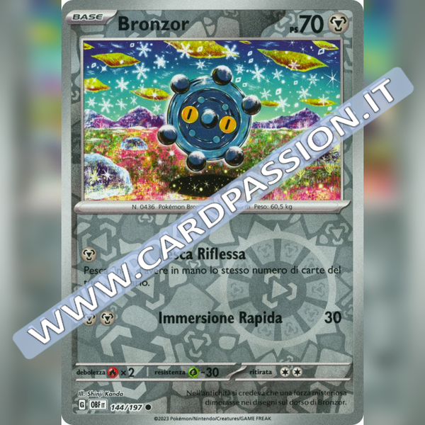 144/197 Bronzor Reverse | Ossidiana Infuocata
