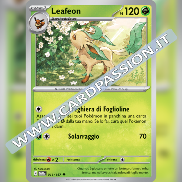 011/167 Leafeon | Crepuscolo Mascherato