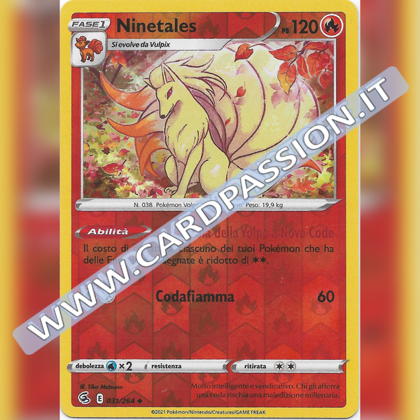 031/264 Ninetales Reverse | Colpo Fusione - Card Passion