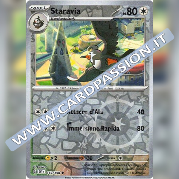 149/198 Staravia Reverse | Scarlatto e Violetto