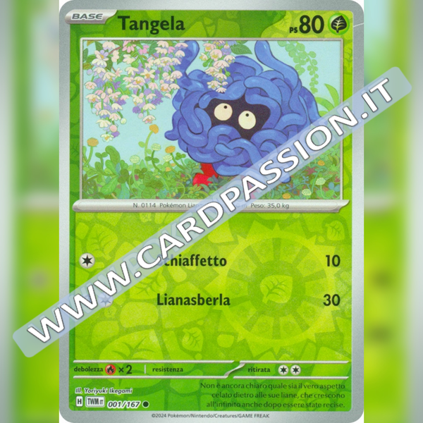 001/167 Tangela Reverse | Crepuscolo Mascherato