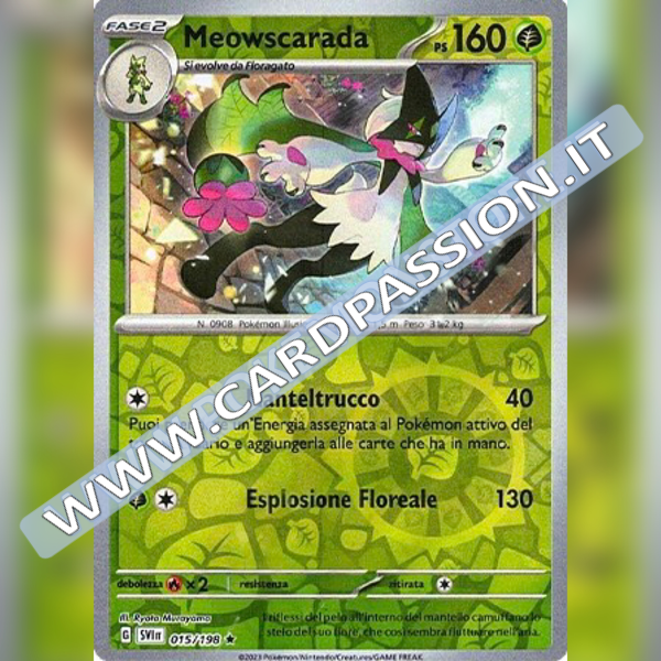 015/198 Meowscarada Reverse | Scarlatto e Violetto
