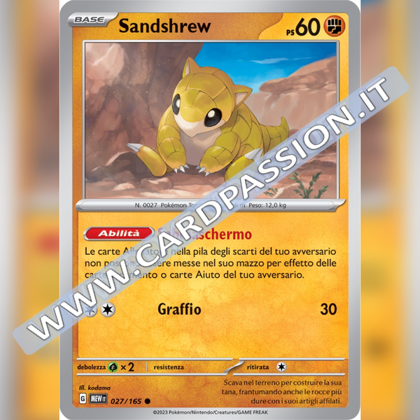 027/165 Sandshrew | Scarlatto e Violetto 151