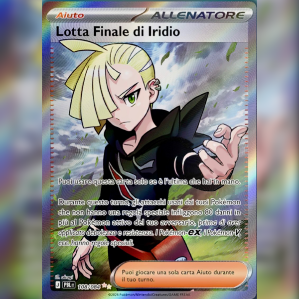 108/084 Lotta Finale di Iridio (FA) | Buio Pesto