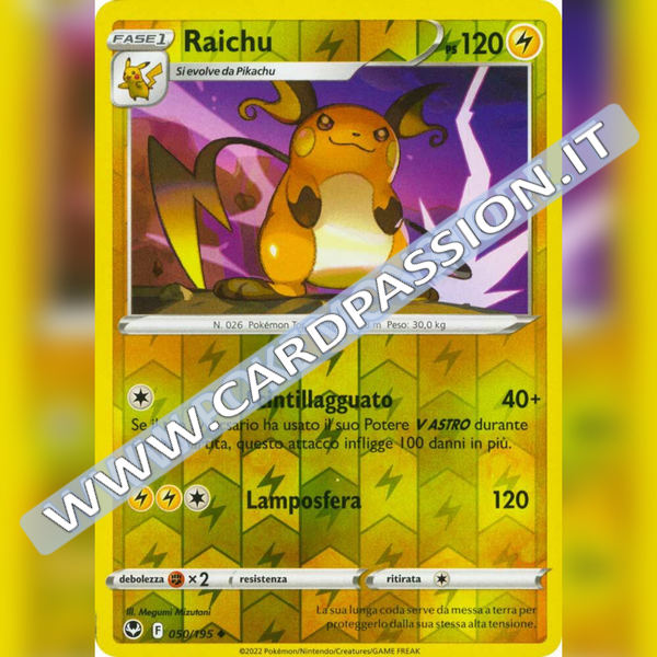 050/195 Raichu Reverse | Tempesta Argentata