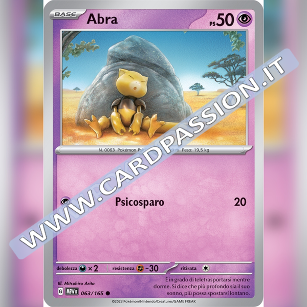 063/165 Abra | Scarlatto e Violetto 151