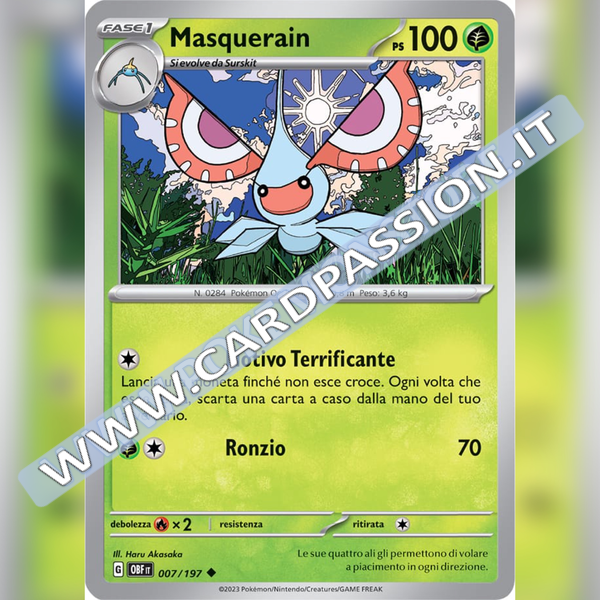 007/197 Masquerain | Ossidiana Infuocata