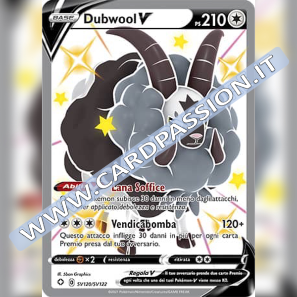 SV120/SV122 Dubwool V Shiny (Full Art) | Destino Splendente - Card Passion