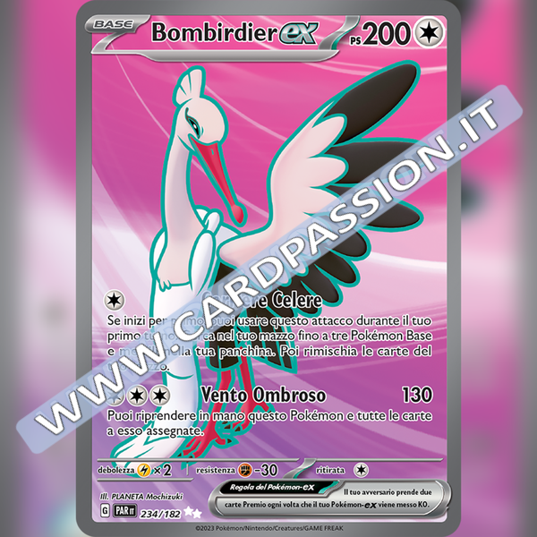 234/182 Bombirdier ex (Full Art) | Paradosso Temporale