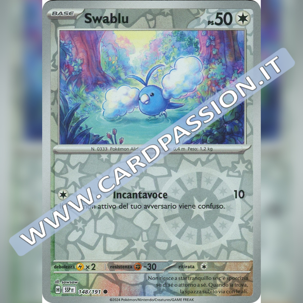 148/191 Swablu Reverse | Scintille Folgoranti